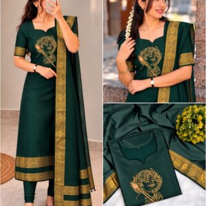 Bala Murugan Silk Cotton Kurti Set